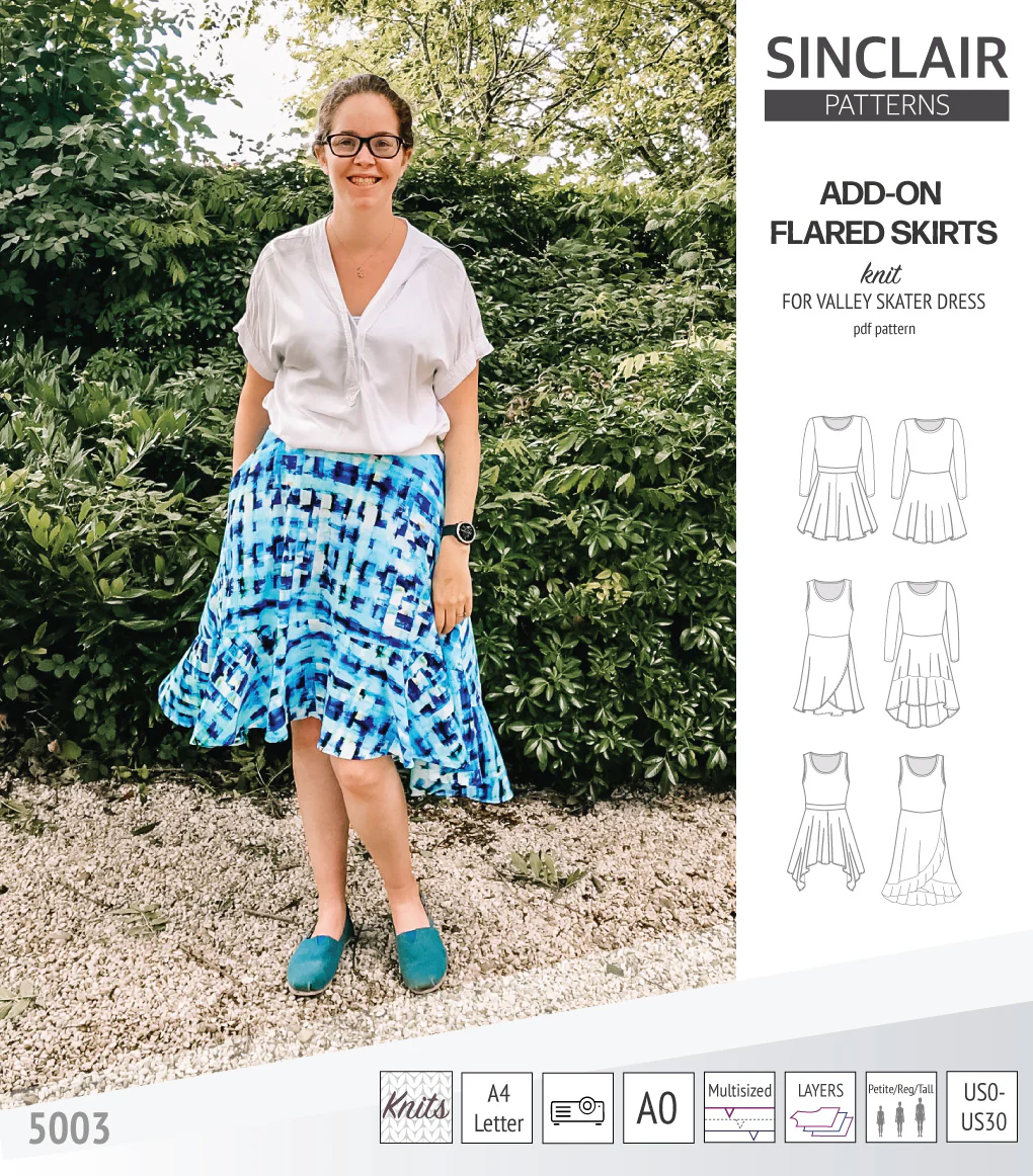 ADD-ON Flared skirts for Valley skater dress (PDF) - Image 17