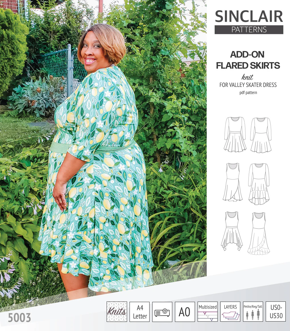 ADD-ON Flared skirts for Valley skater dress (PDF) - Image 22