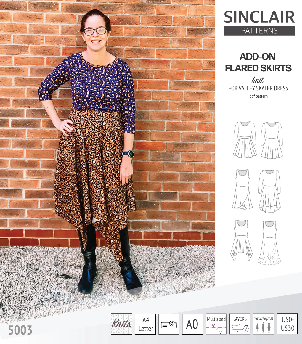 ADD-ON Flared skirts for Valley skater dress (PDF) - Image 34