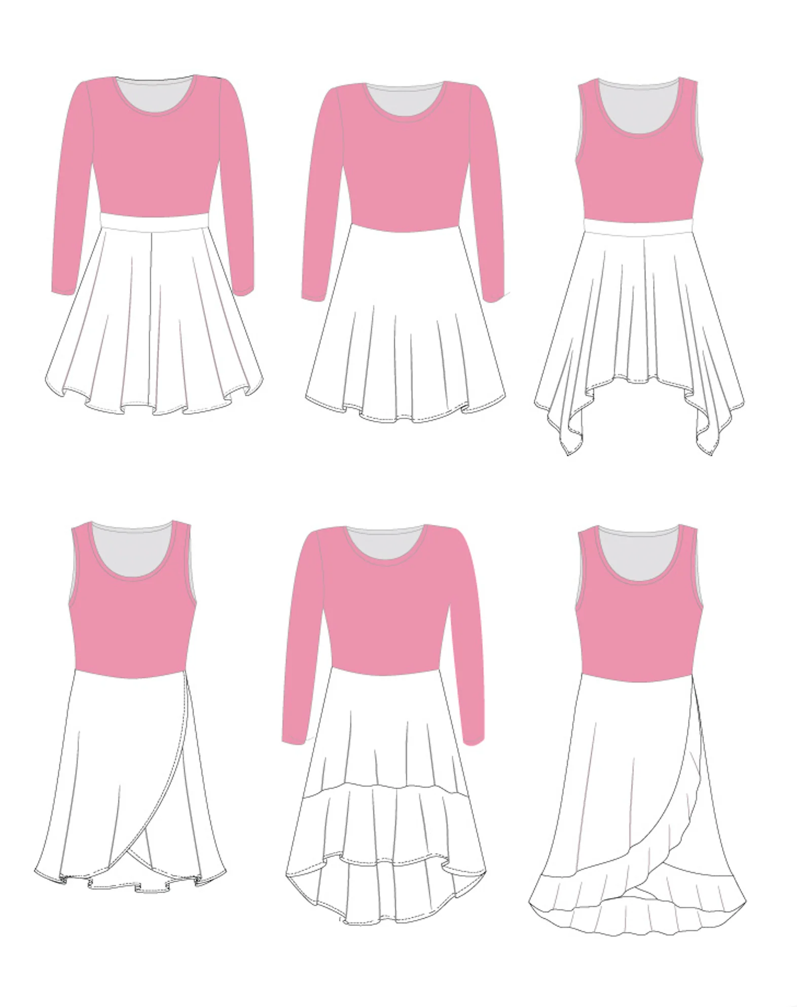ADD-ON Flared skirts for Valley skater dress (PDF) - Image 38
