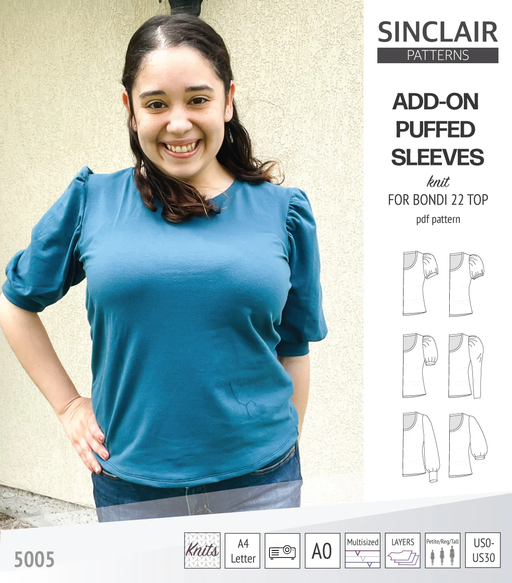 ADD-ON Puffed Sleeves add-on pack for Bondi 22 and other compatible patterns (PDF) - Image 24