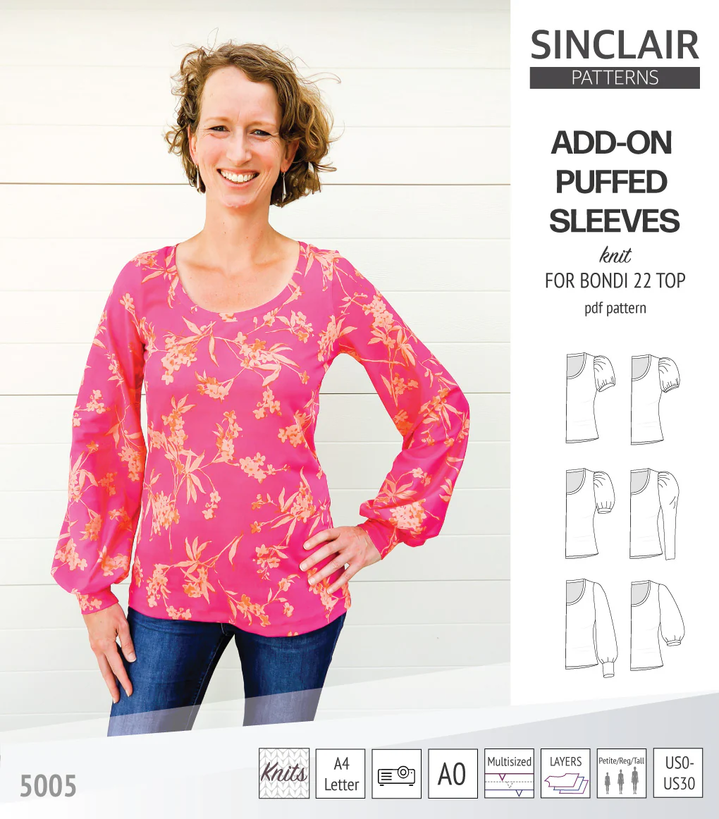 ADD-ON Puffed Sleeves add-on pack for Bondi 22 and other compatible patterns (PDF) - Image 25