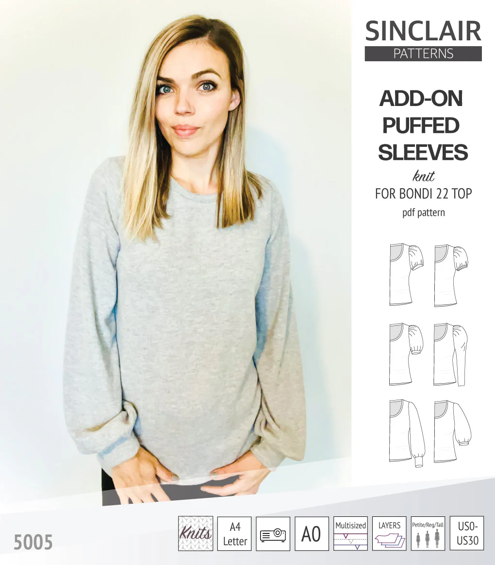 ADD-ON Puffed Sleeves add-on pack for Bondi 22 and other compatible patterns (PDF) - Image 26