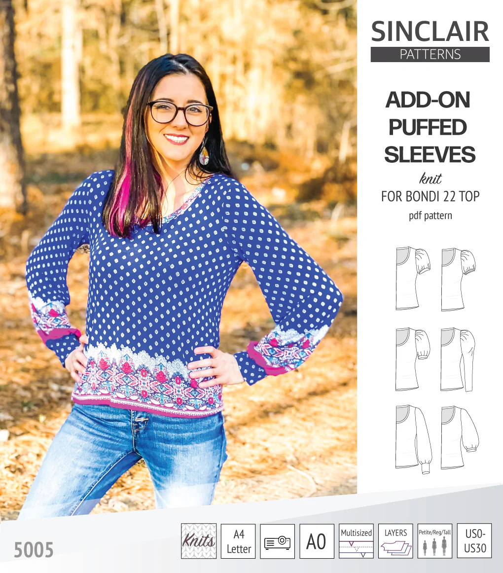 ADD-ON Puffed Sleeves add-on pack for Bondi 22 and other compatible patterns (PDF) - Image 28