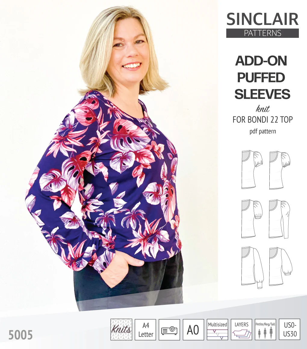 ADD-ON Puffed Sleeves add-on pack for Bondi 22 and other compatible patterns (PDF) - Image 29