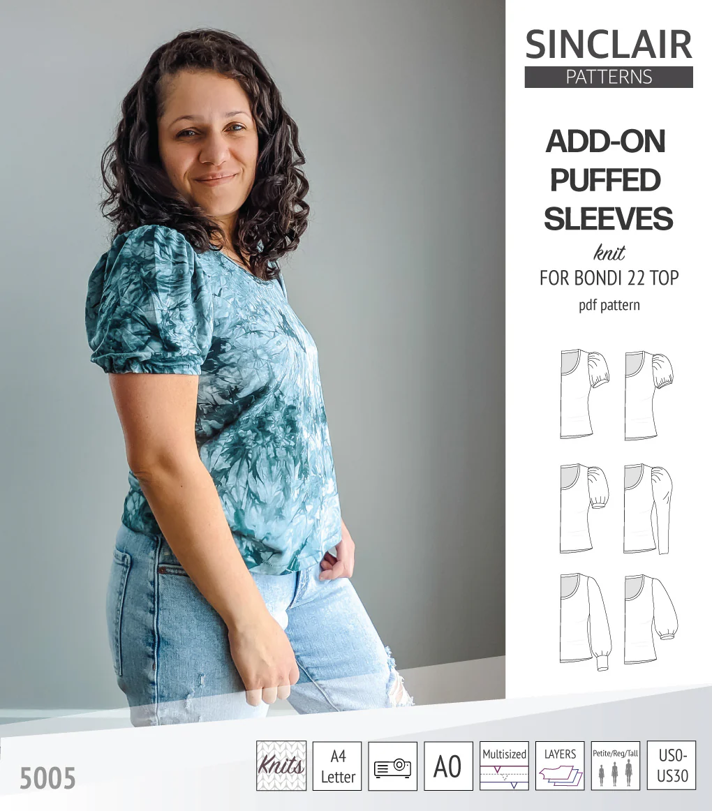 ADD-ON Puffed Sleeves add-on pack for Bondi 22 and other compatible patterns (PDF) - Image 3