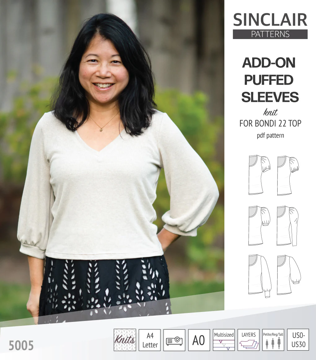 ADD-ON Puffed Sleeves add-on pack for Bondi 22 and other compatible patterns (PDF) - Image 32