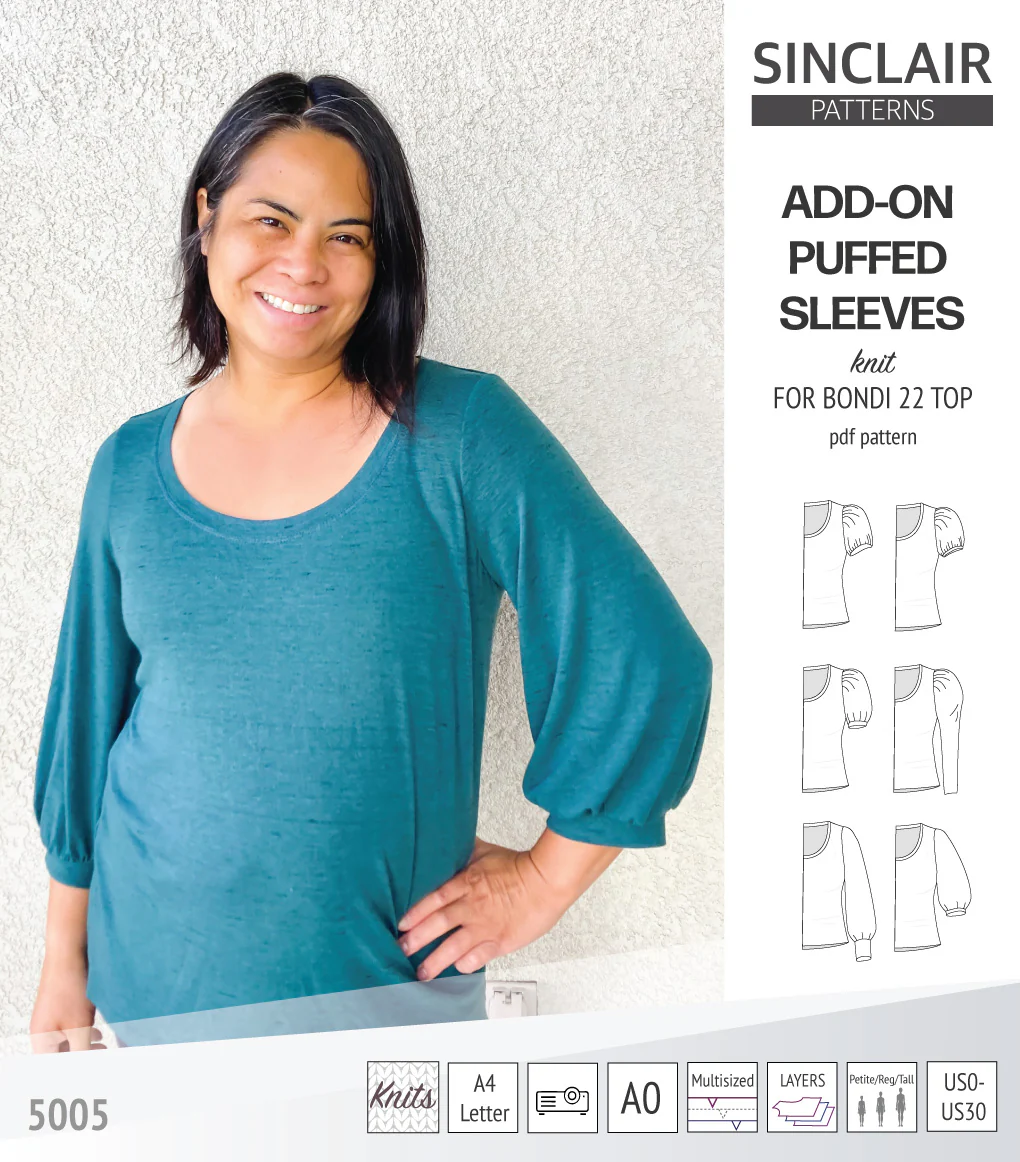 ADD-ON Puffed Sleeves add-on pack for Bondi 22 and other compatible patterns (PDF) - Image 35