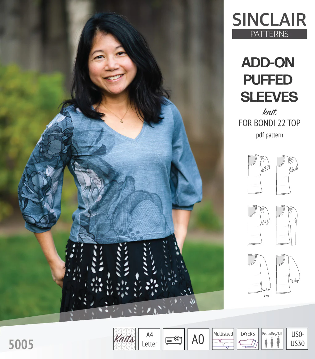 ADD-ON Puffed Sleeves add-on pack for Bondi 22 and other compatible patterns (PDF) - Image 36