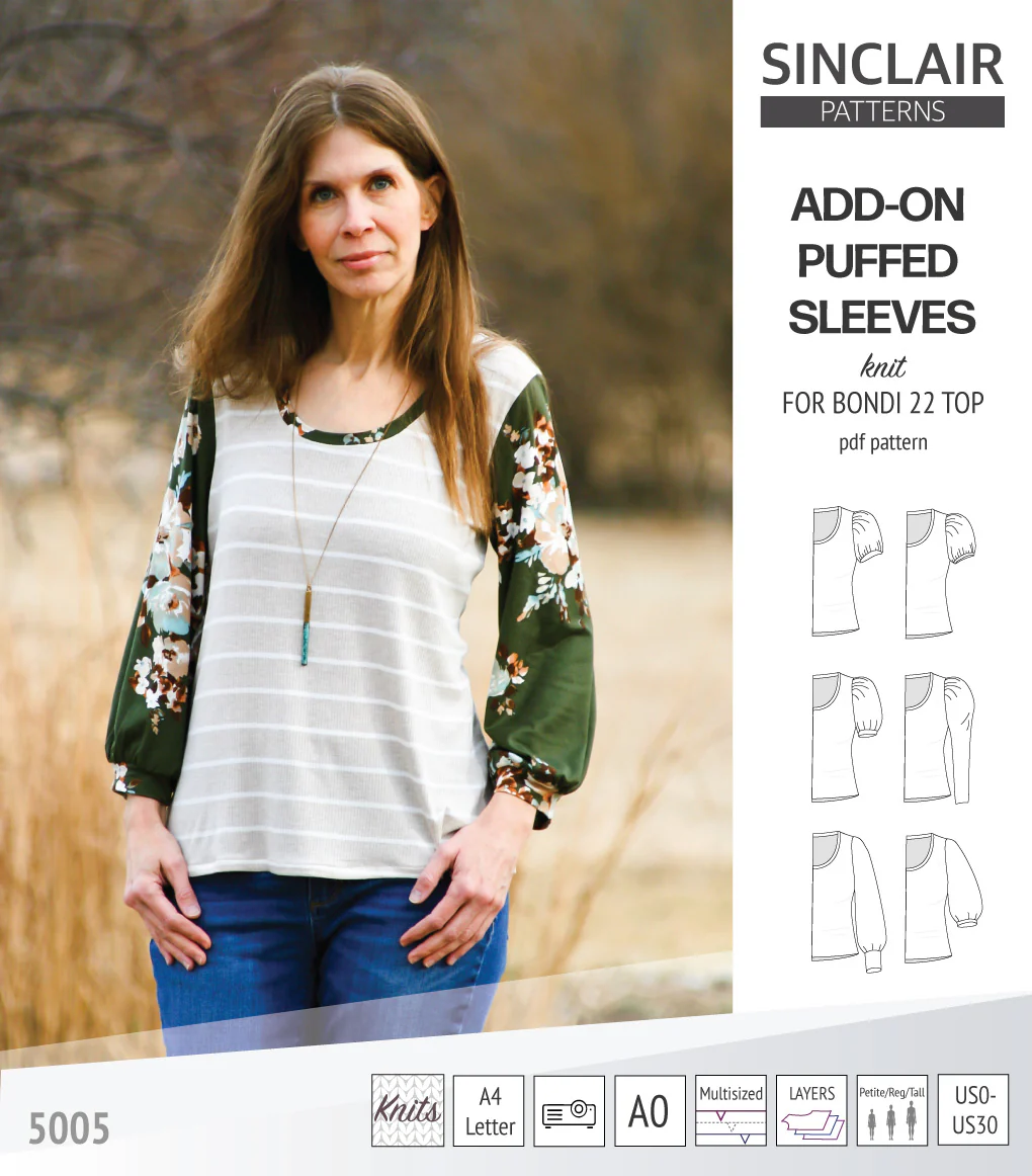 ADD-ON Puffed Sleeves add-on pack for Bondi 22 and other compatible patterns (PDF) - Image 37