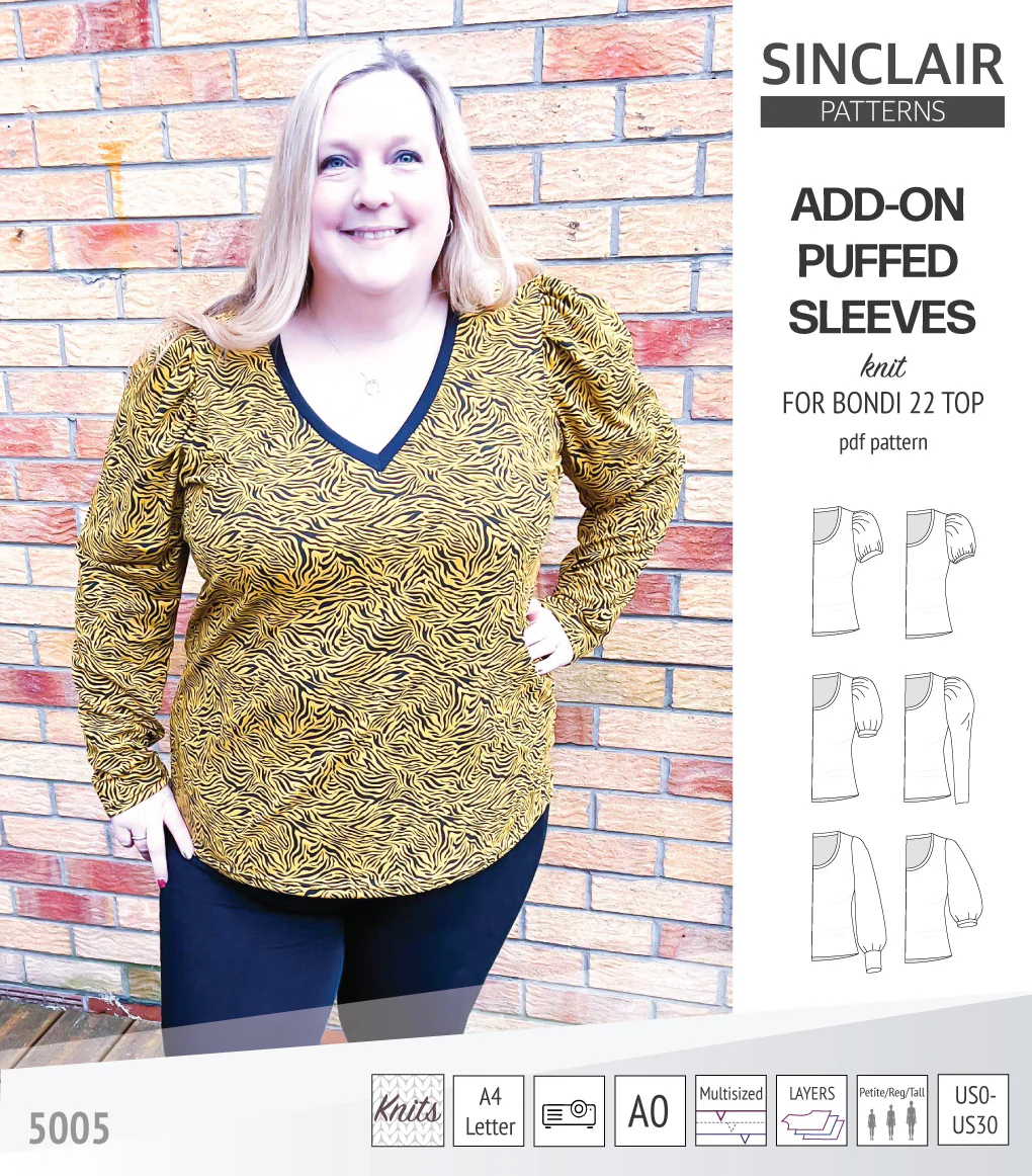 ADD-ON Puffed Sleeves add-on pack for Bondi 22 and other compatible patterns (PDF) - Image 49