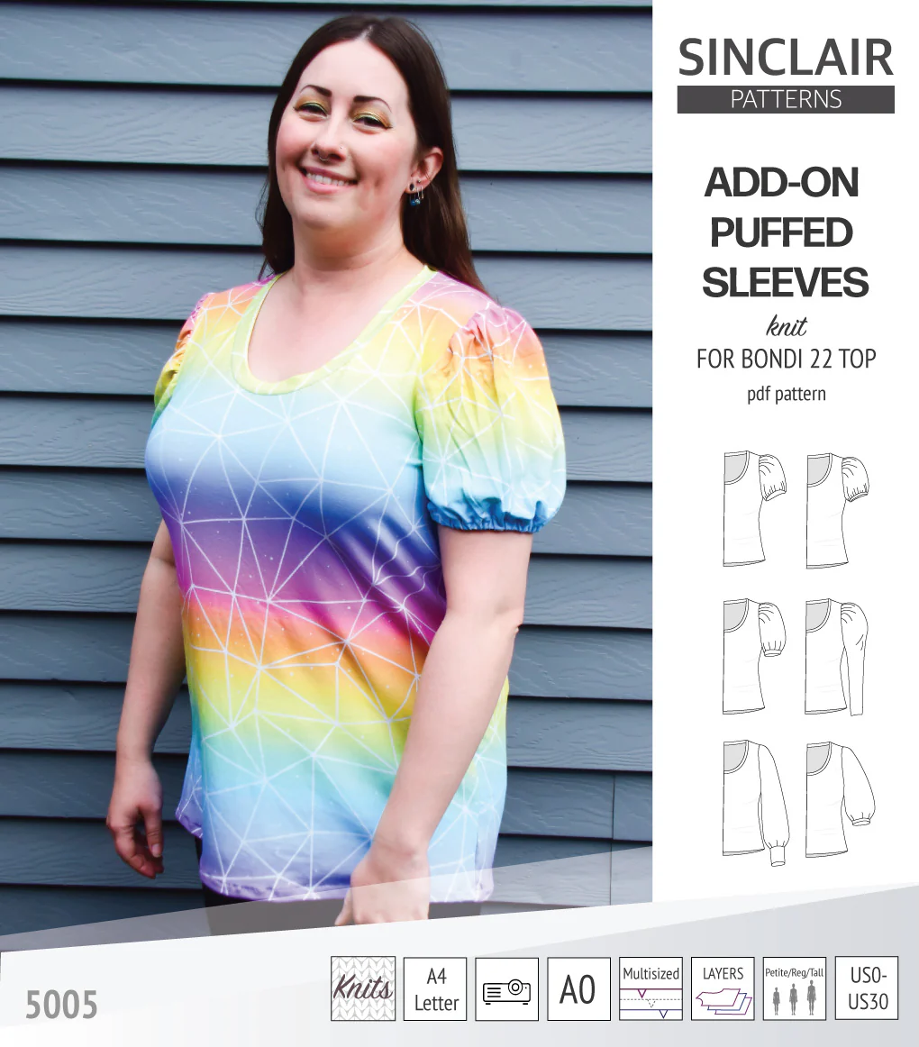 ADD-ON Puffed Sleeves add-on pack for Bondi 22 and other compatible patterns (PDF) - Image 5