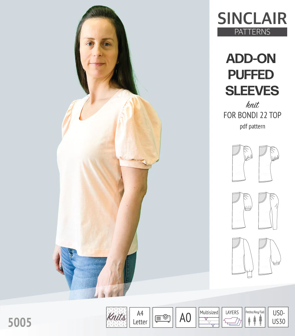 ADD-ON Puffed Sleeves add-on pack for Bondi 22 and other compatible patterns (PDF) - Image 6