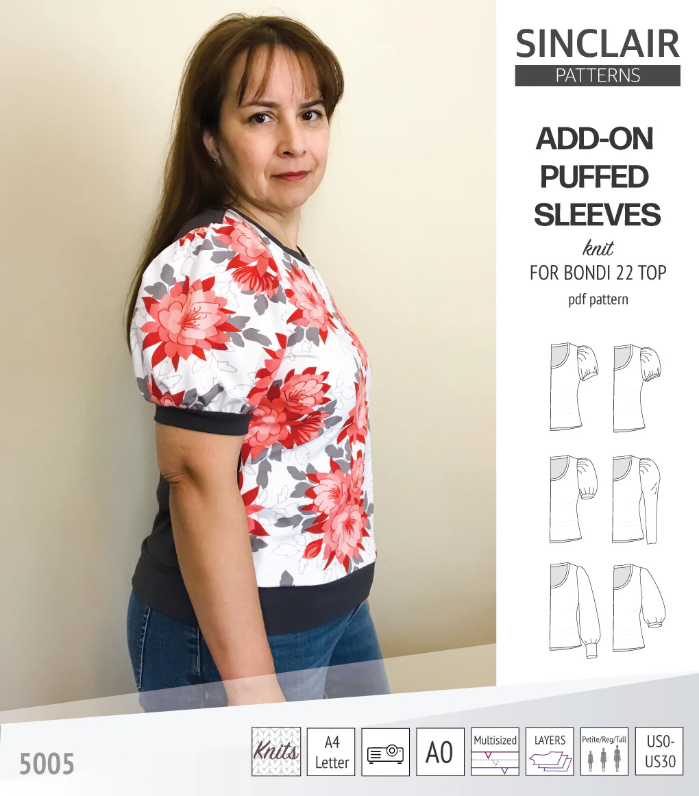 ADD-ON Puffed Sleeves add-on pack for Bondi 22 and other compatible patterns (PDF) - Image 8