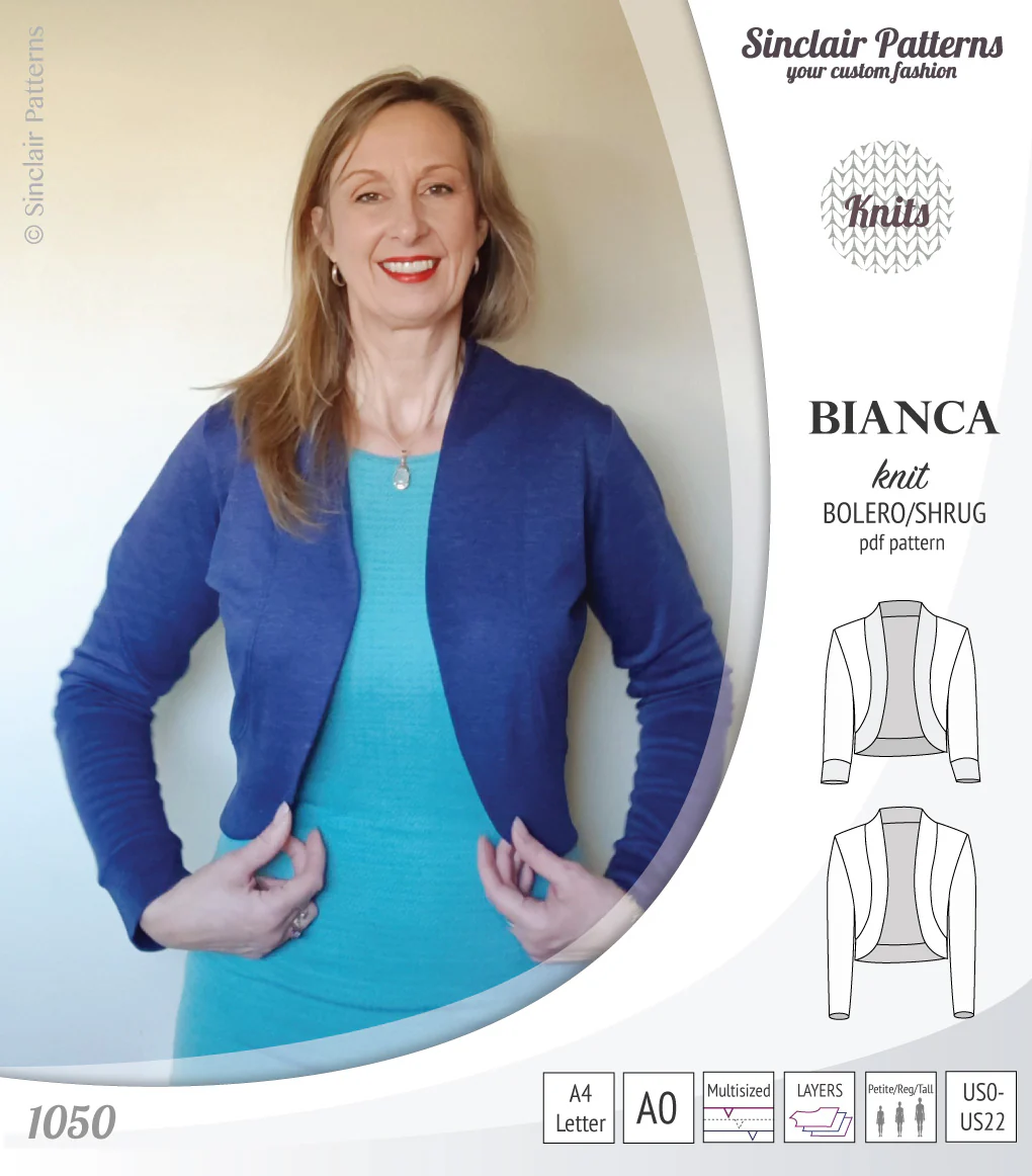 Bianca knit bolero/shrug (PDF) - Image 10