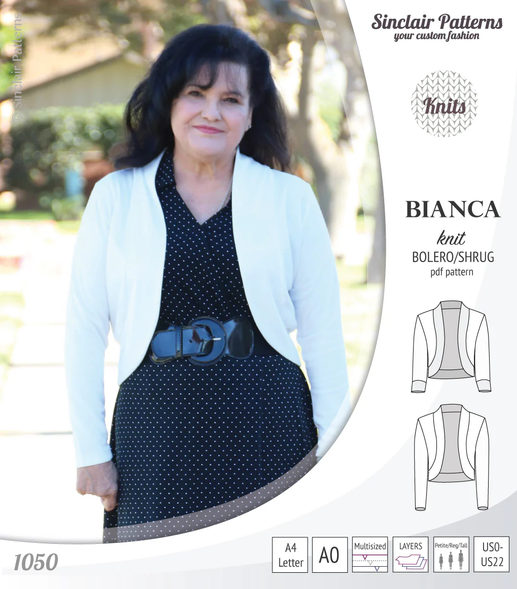Bianca knit bolero/shrug (PDF) - Image 11