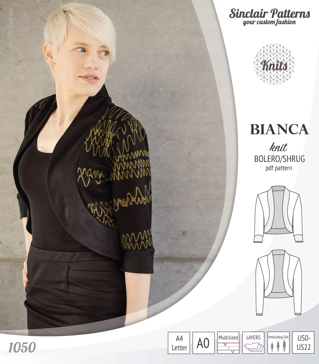 Bianca knit bolero/shrug (PDF) - Image 12