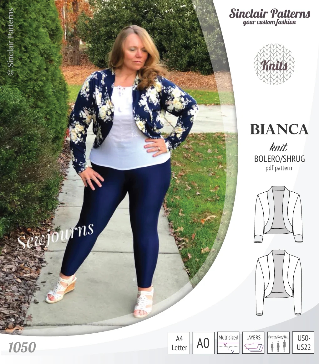 Bianca knit bolero/shrug (PDF) - Image 13
