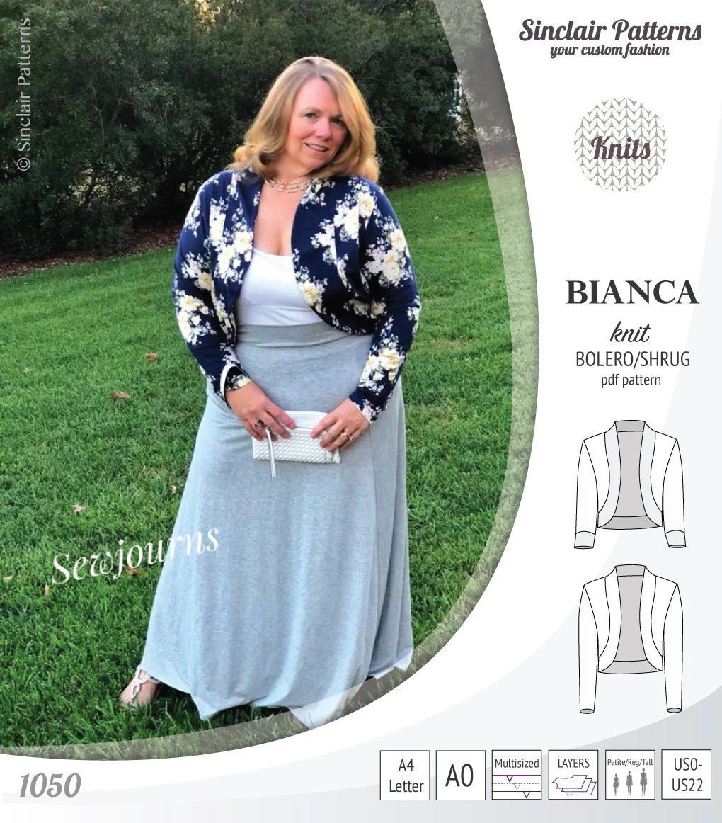 Bianca knit bolero/shrug (PDF) - Image 14