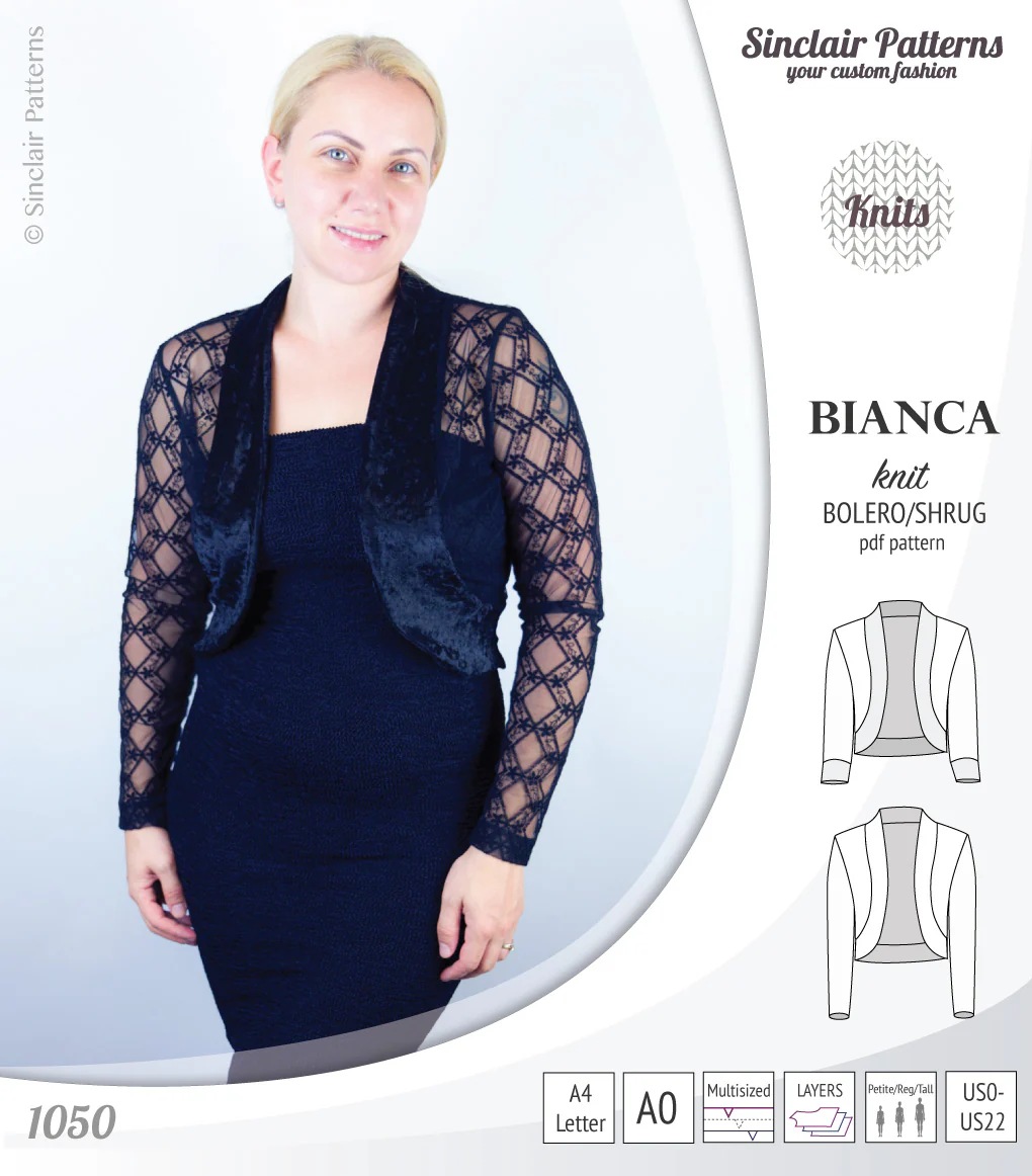 Bianca knit bolero/shrug (PDF) - Image 15
