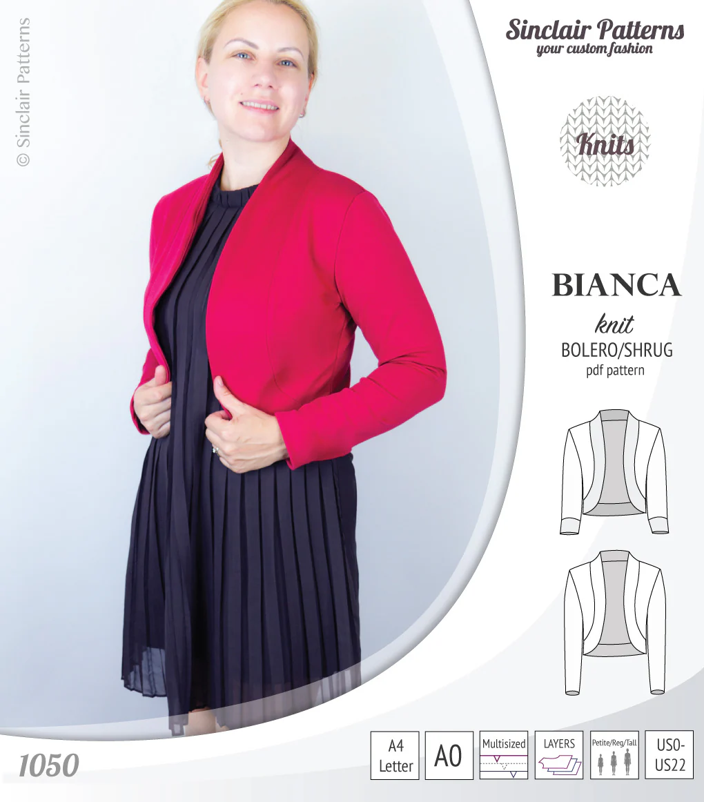 Bianca knit bolero/shrug (PDF) - Image 16