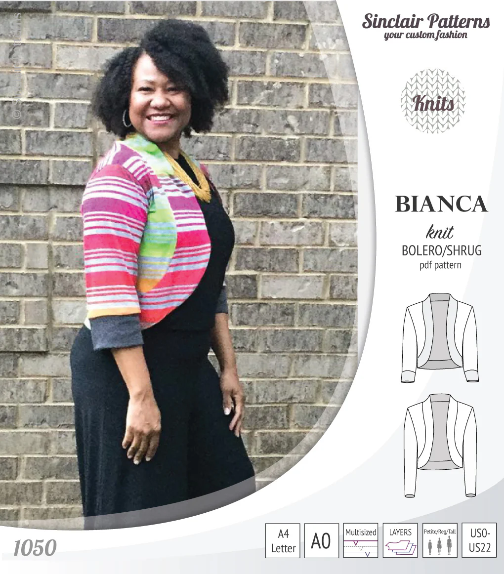 Bianca knit bolero/shrug (PDF) - Image 3