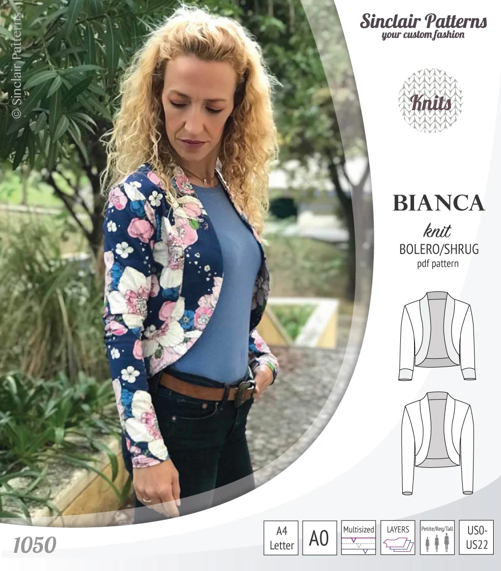 Bianca knit bolero/shrug (PDF) - Image 4