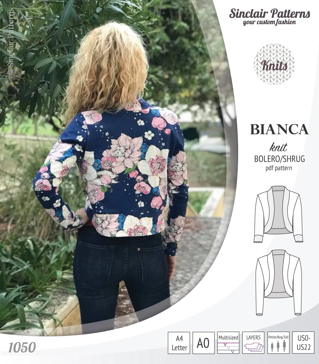 Bianca knit bolero/shrug (PDF) - Image 5