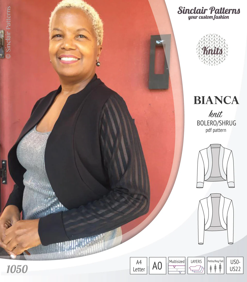Bianca knit bolero/shrug (PDF) - Image 8