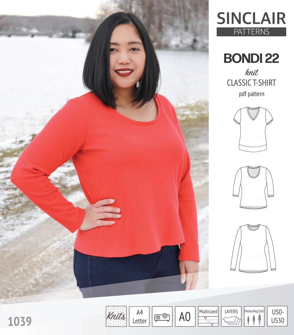 Bondi 22 knit classic fitted t-shirt (PDF) - Image 10