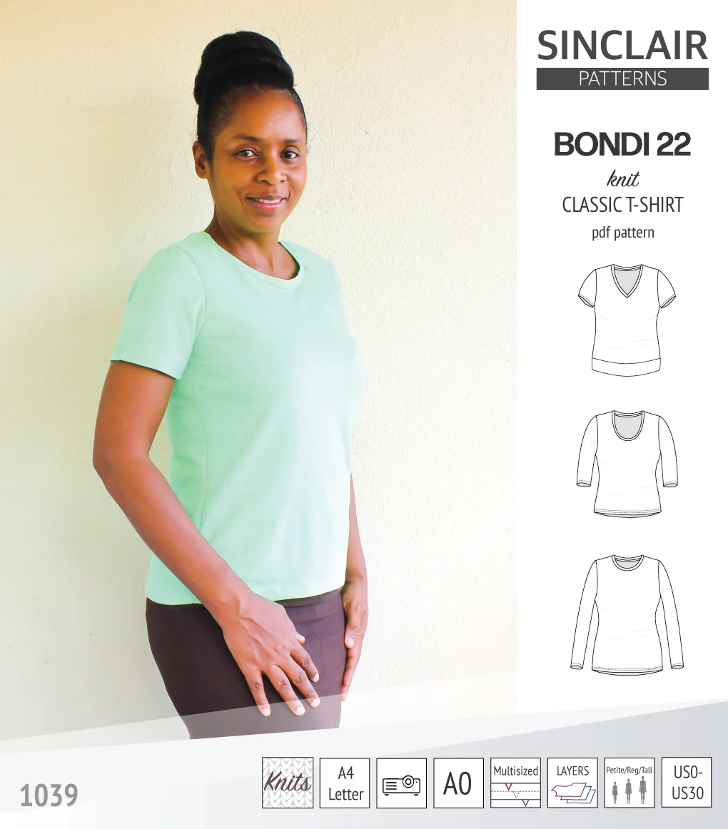 Bondi 22 knit classic fitted t-shirt (PDF) - Image 11