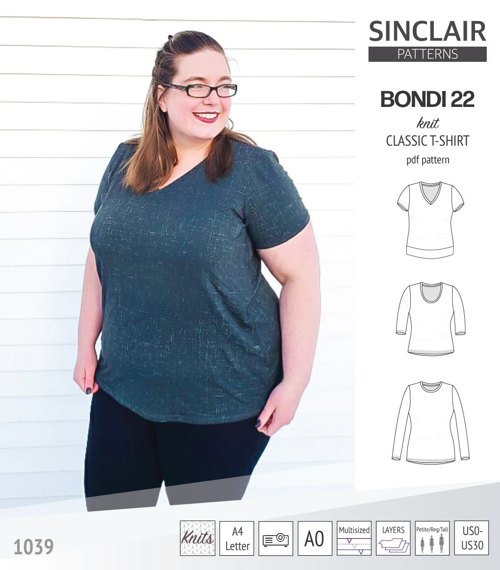Bondi 22 knit classic fitted t-shirt (PDF) - Image 14