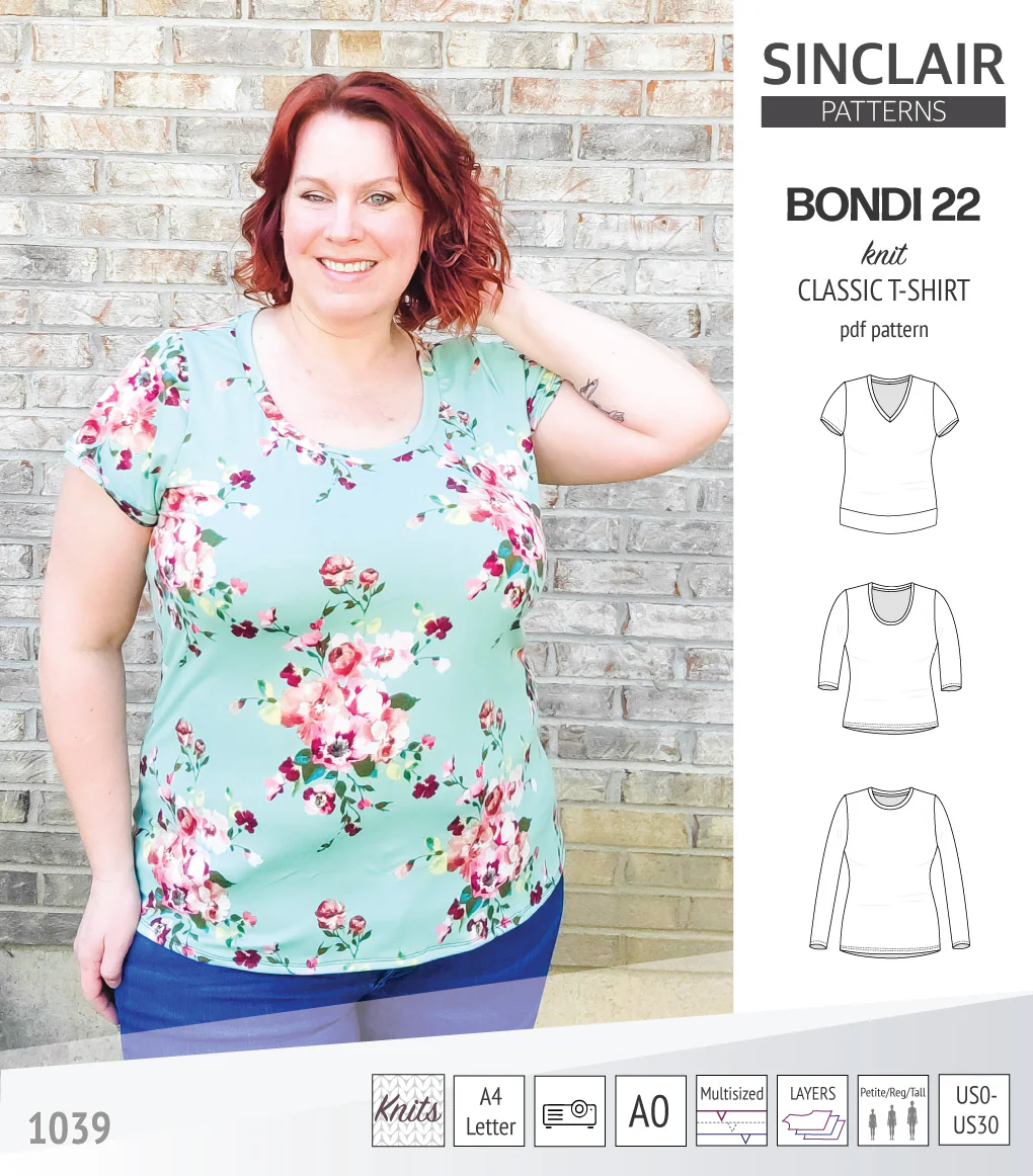 Bondi 22 knit classic fitted t-shirt (PDF) - Image 15