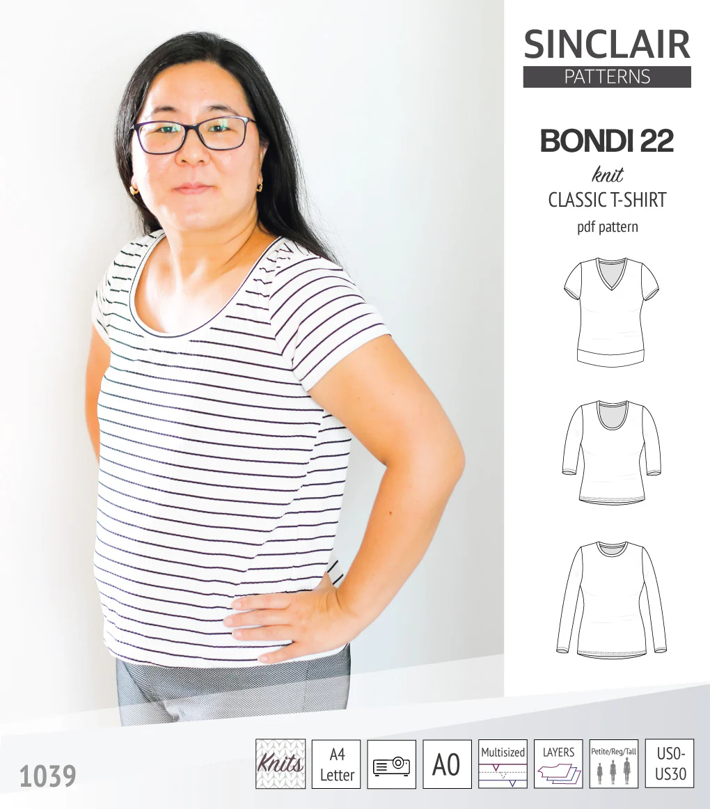 Bondi 22 knit classic fitted t-shirt (PDF) - Image 16