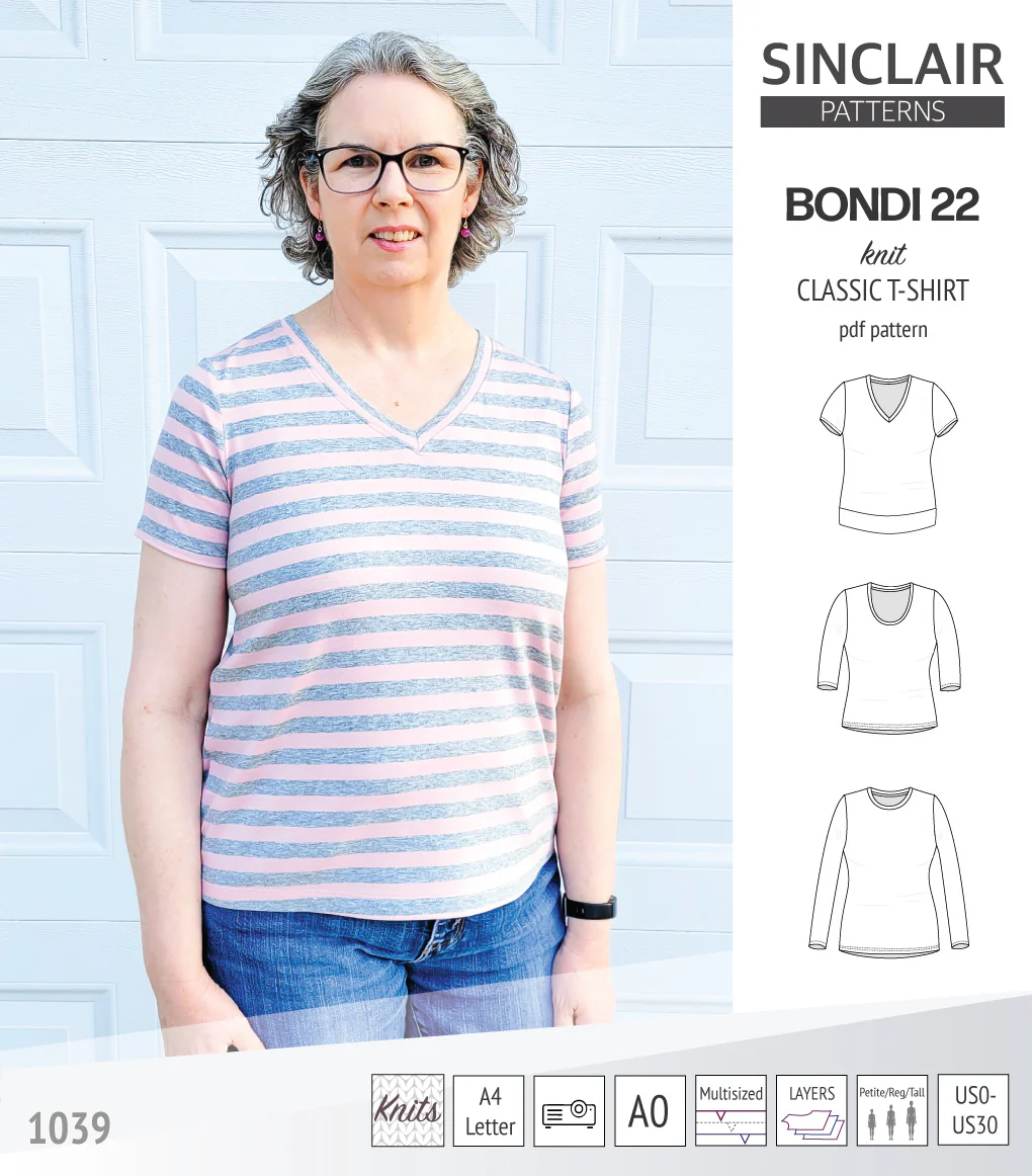 Bondi 22 knit classic fitted t-shirt (PDF) - Image 17