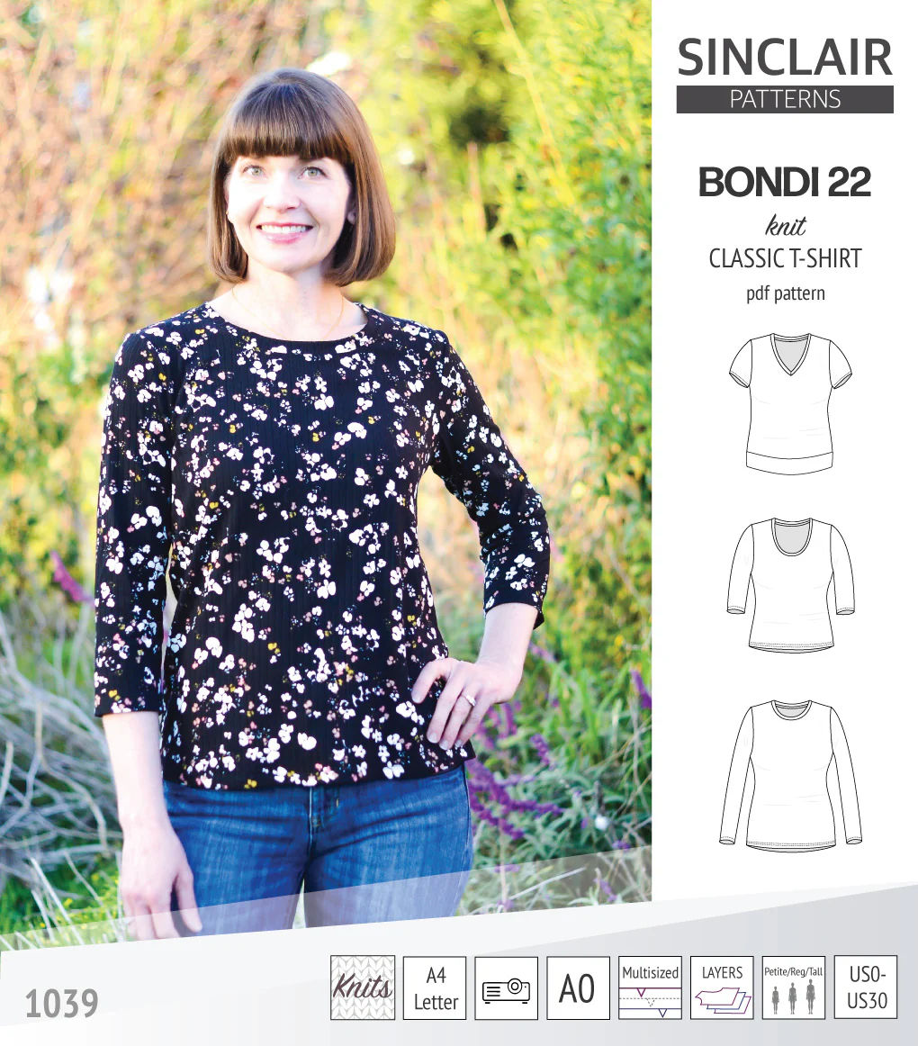 Bondi 22 knit classic fitted t-shirt (PDF) - Image 20