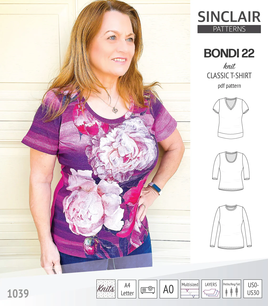 Bondi 22 knit classic fitted t-shirt (PDF) - Image 21