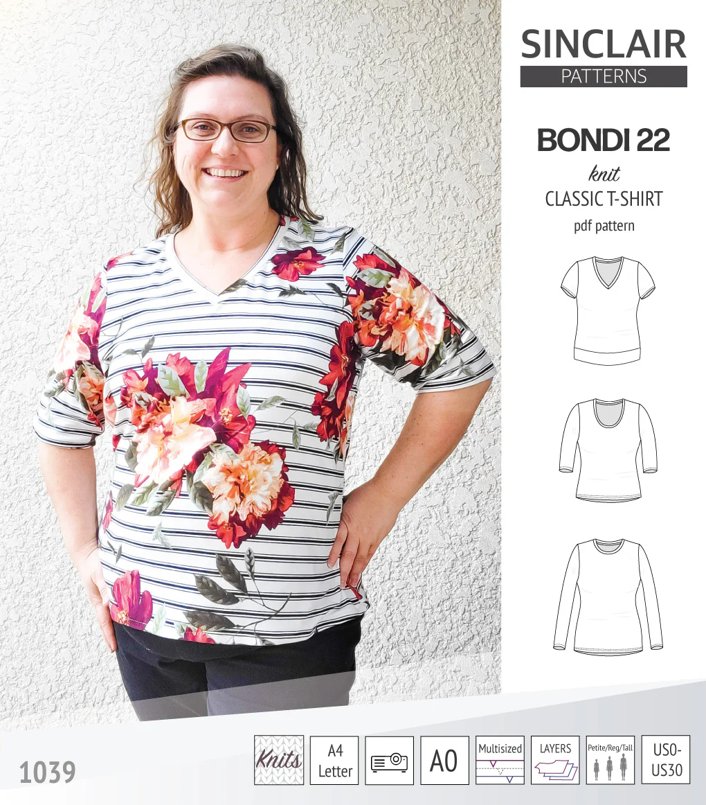 Bondi 22 knit classic fitted t-shirt (PDF) - Image 22