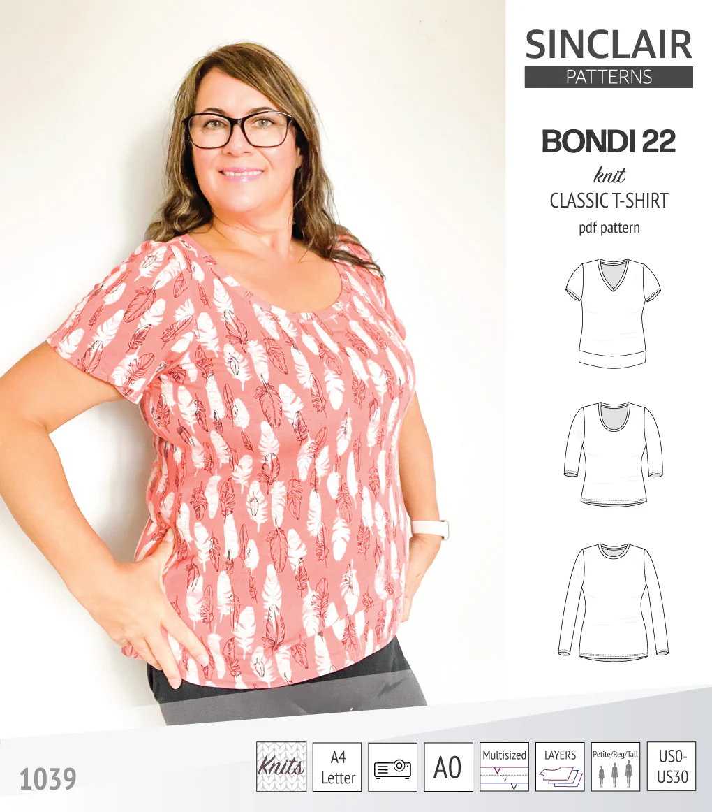 Bondi 22 knit classic fitted t-shirt (PDF) - Image 25