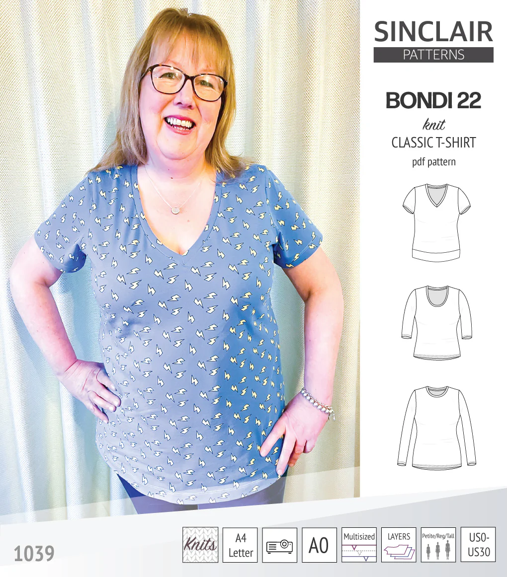 Bondi 22 knit classic fitted t-shirt (PDF) - Image 26