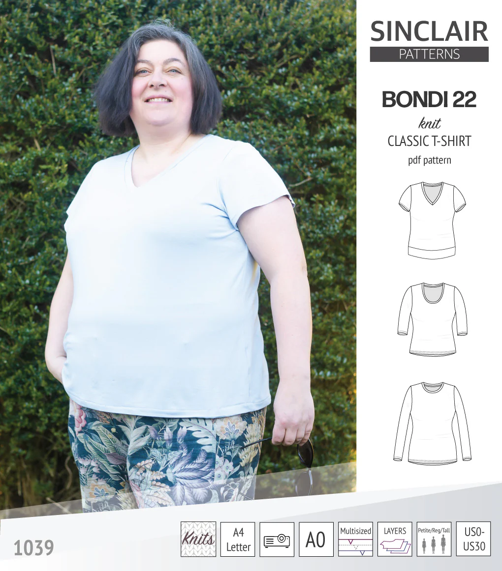 Bondi 22 knit classic fitted t-shirt (PDF) - Image 27