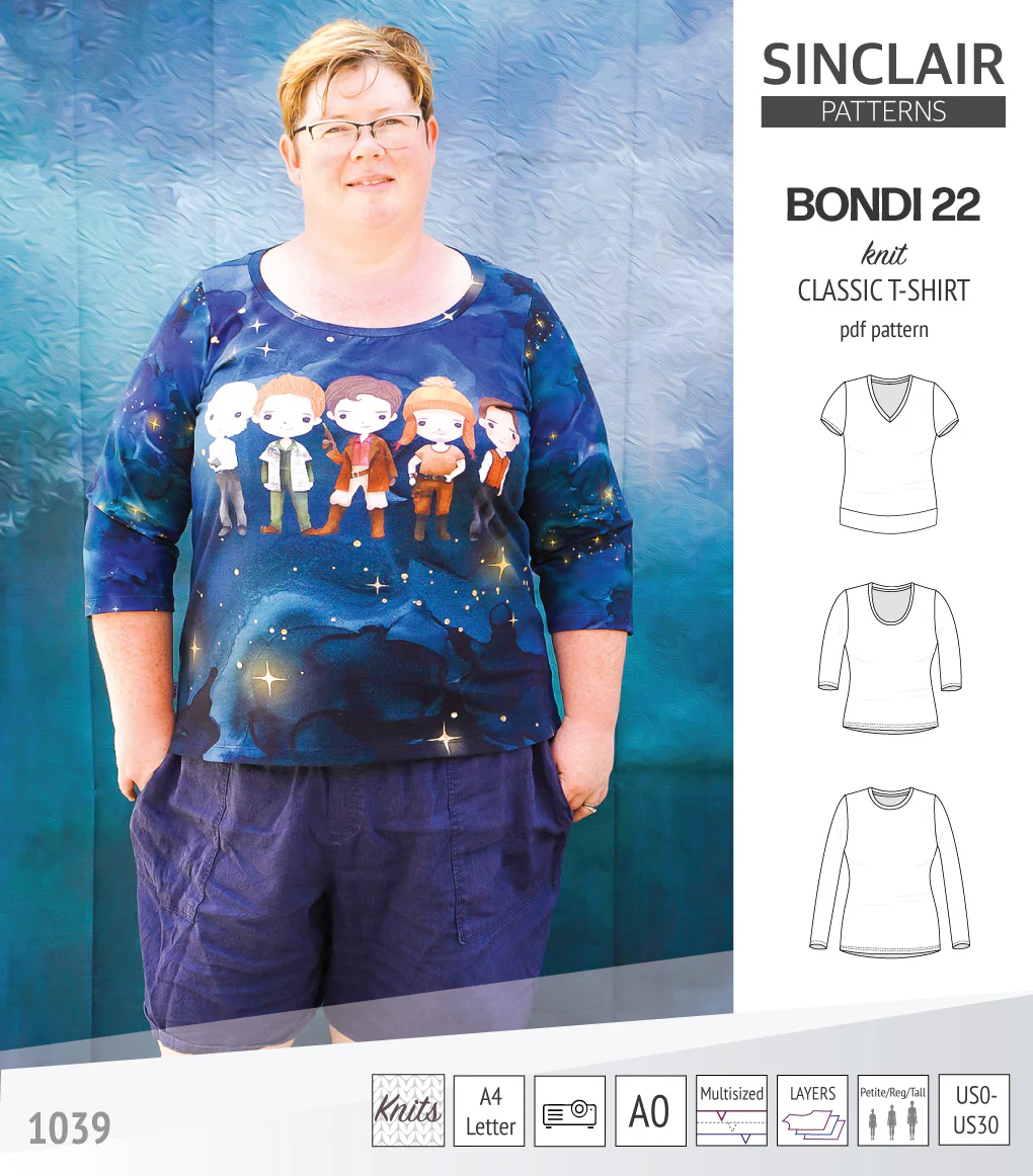 Bondi 22 knit classic fitted t-shirt (PDF) - Image 28