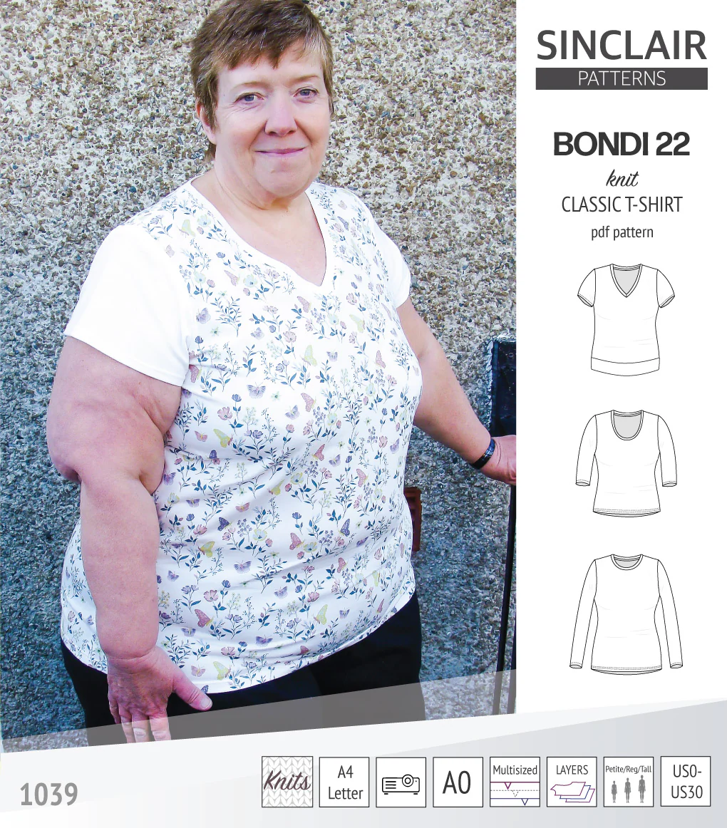 Bondi 22 knit classic fitted t-shirt (PDF) - Image 29