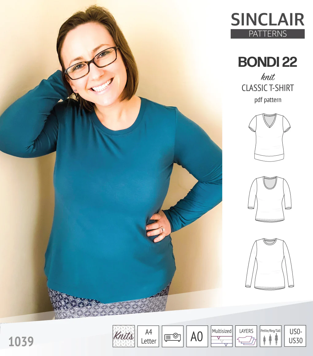 Bondi 22 knit classic fitted t-shirt (PDF) - Image 30