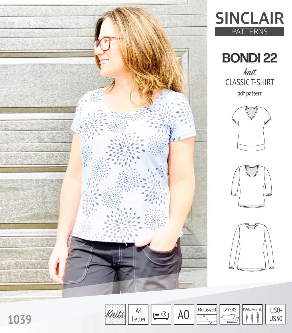 Bondi 22 knit classic fitted t-shirt (PDF) - Image 35