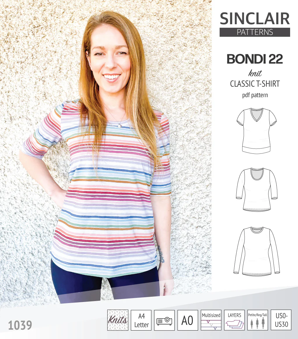 Bondi 22 knit classic fitted t-shirt (PDF) - Image 36