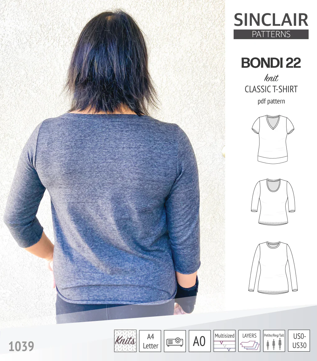 Bondi 22 knit classic fitted t-shirt (PDF) - Image 40