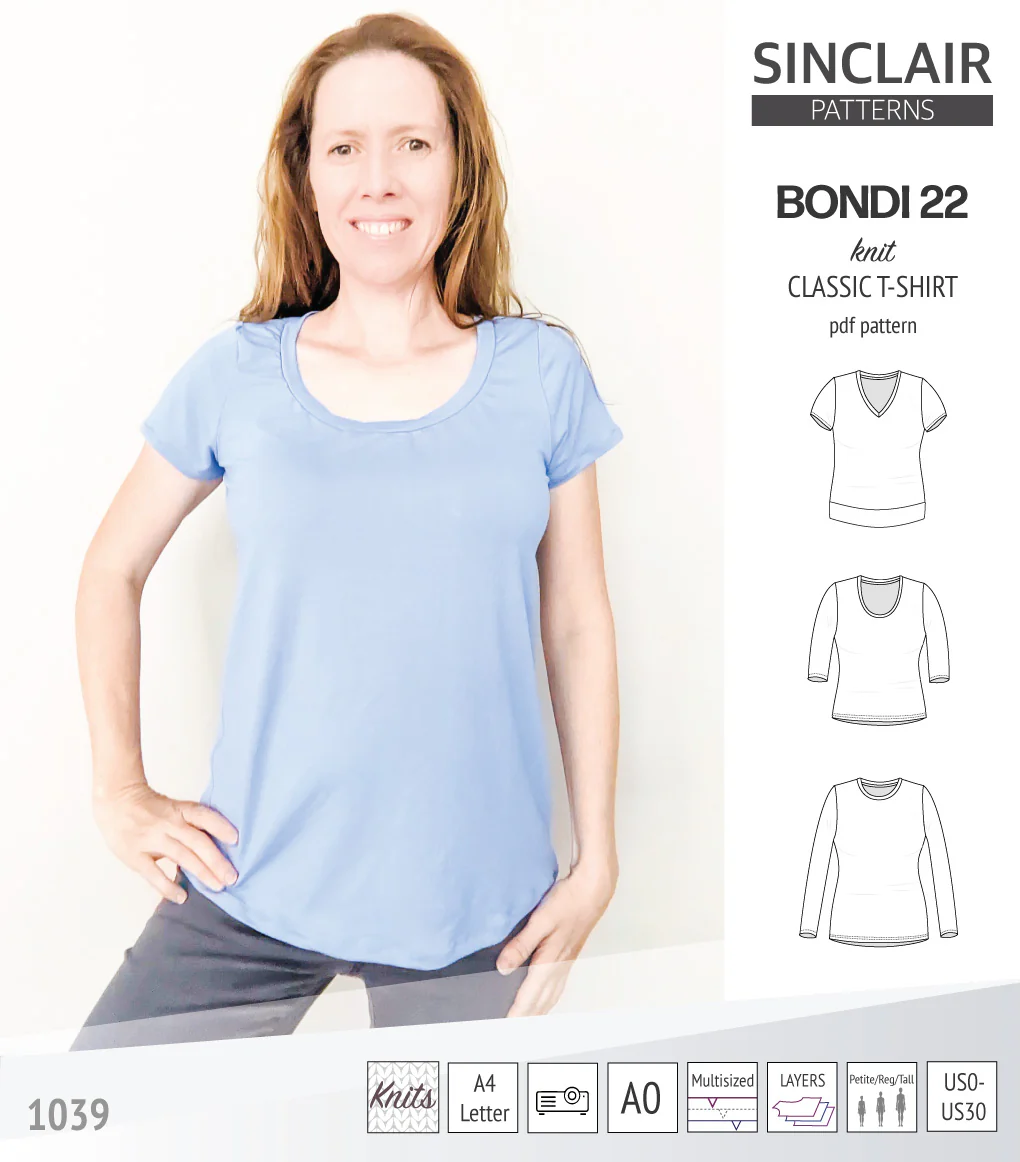Bondi 22 knit classic fitted t-shirt (PDF) - Image 42