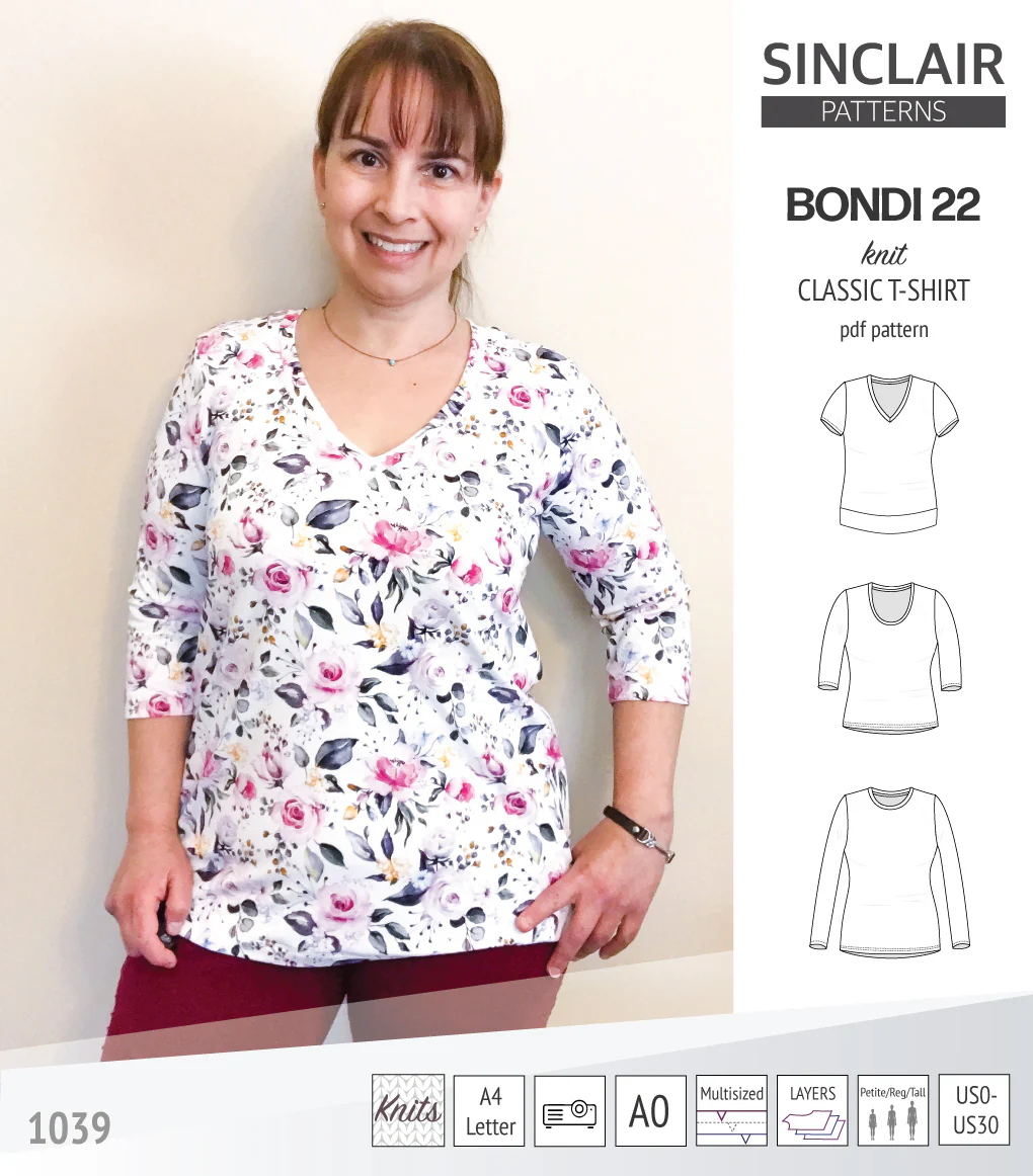 Bondi 22 knit classic fitted t-shirt (PDF) - Image 5