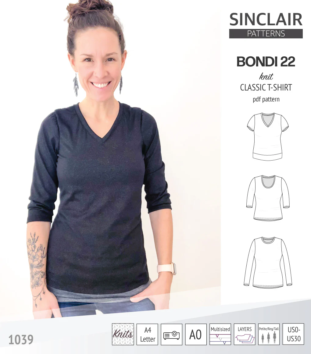 Bondi 22 knit classic fitted t-shirt (PDF) - Image 6